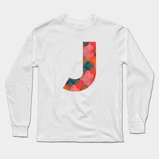 Letter J Initial Long Sleeve T-Shirt